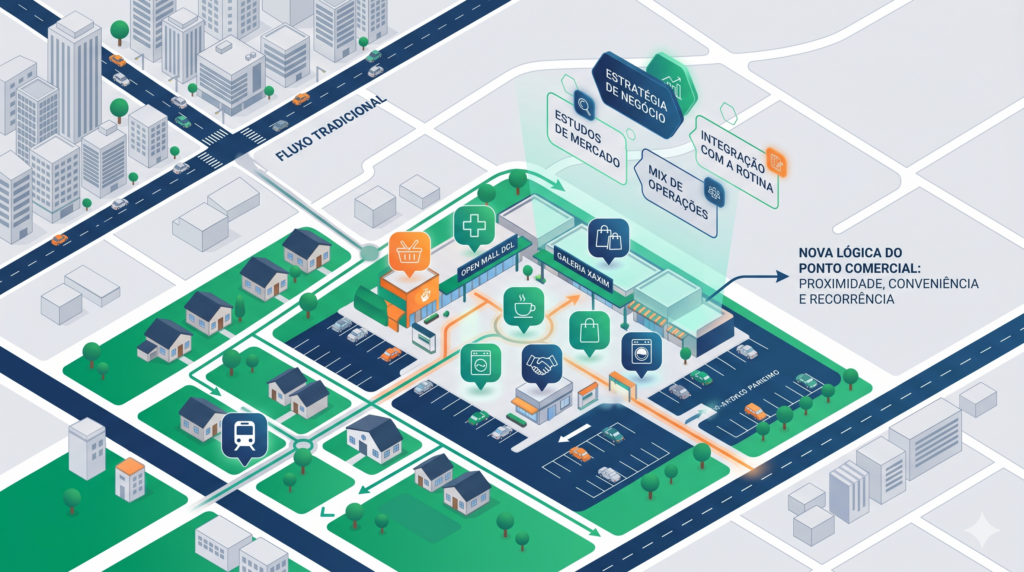 ponto comercial no varejo